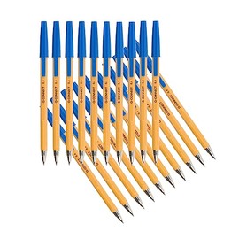 Q-Connect Fine Ballpoint Pen - Blue (Pack of 20)