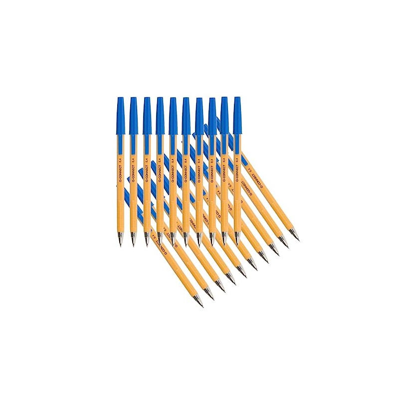 Q-Connect Fine Ballpoint Pen - Blue (Pack of 20)