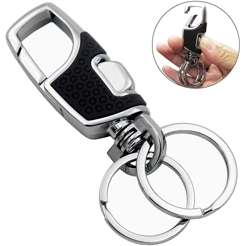 AIXUAN Keyring: Stylish Metal Key Holder, Easy Attachment and Loss