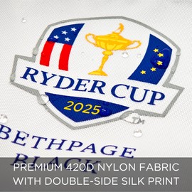 COGOLFING The Ryder 2025 Golf Flag Mini, 8x6 Inch, Double-Sided Silk-Screened, Fade-Resistant 420D Nylon, Ideal for Backyard Practice Putting Green, 1-Pack