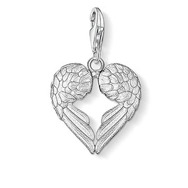 Thomas Sabo Women Charm Pendant Wings Charm Club 925 Sterling Silver 0613-001-12