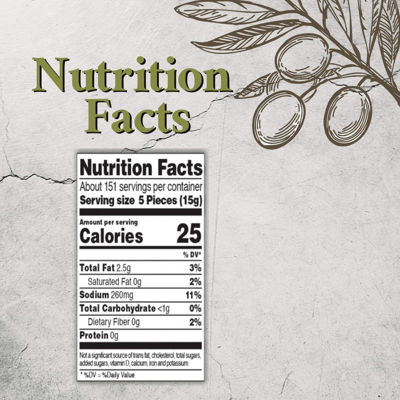 Roland Foods Whole Pitted Kalamata Olives From Greece, Specialty Imported