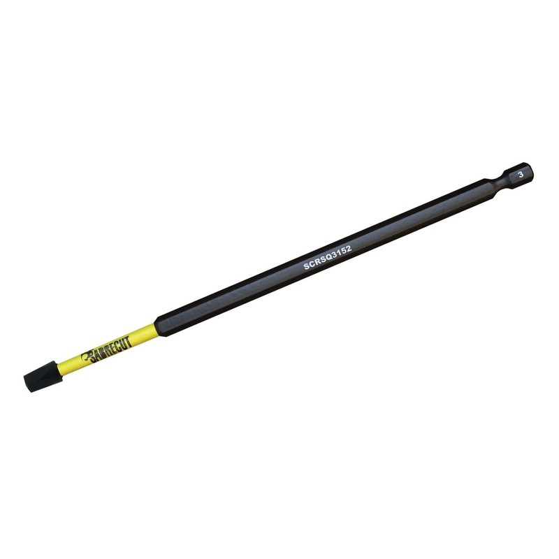 10 x SabreCut SCRSQ3152_10 152mm SQ3 Square Magnetic Impact Screwdriver