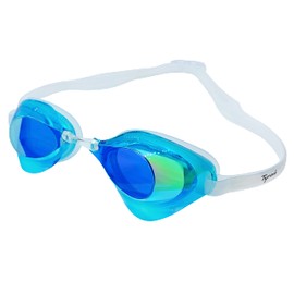 Tyron Performance Speed Goggle (Light Blue Mirrored), Swimming Goggles | Training and Competition | Anti Fog Coating | UV Protection