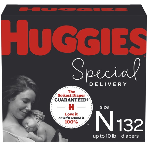Huggies Special Delivery Diaper Newborn, 132ct