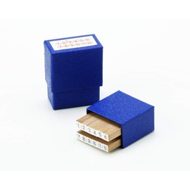 Rubber Stamp 1-12 with Round Frame Stamp Set Fuji Stamp Rubber Stamp (Yoshini)