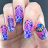 Whats Up Nails - B046 Petal to the Metal Stamping