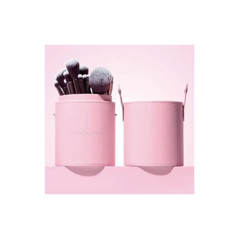 Beauty Creations 24 Piece Brush Set Color Rosa Y Negro