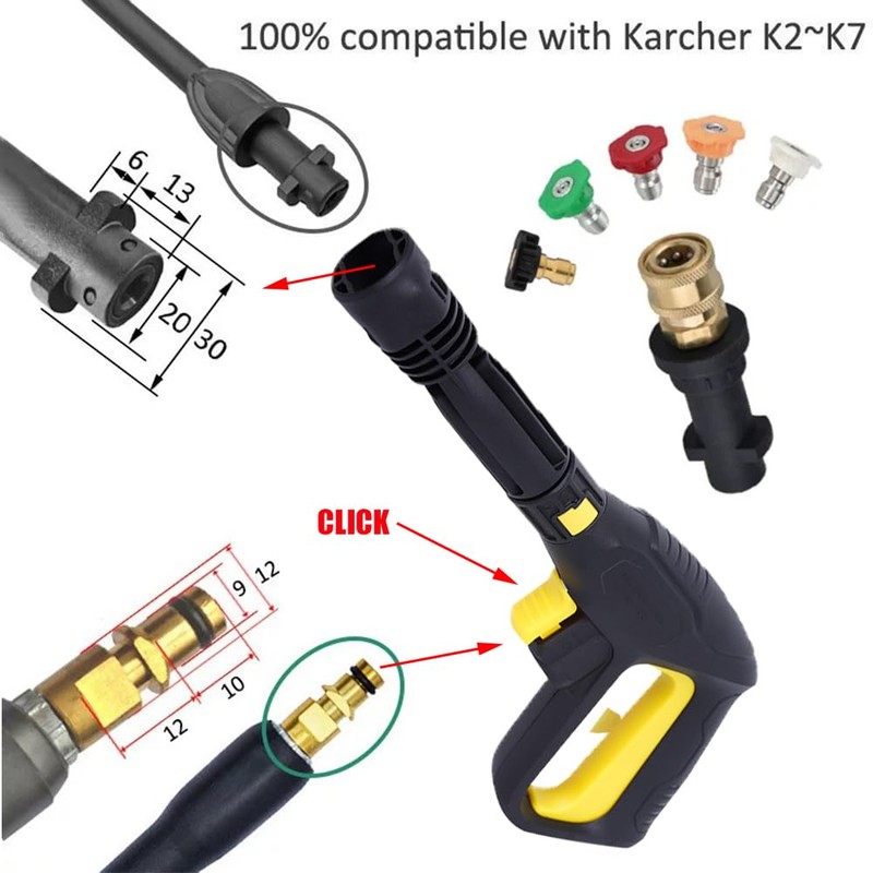 Pressure Washer Gun for Karcher, Replacement Pressure Washer Gun High
