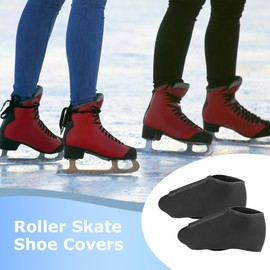 Roller Skate Shoe Covers - 1 Pair Quad Skates Boot Cover for Skating - Shoe Protection Warm for Daily Practice or Competition for Winter Sports Lovers