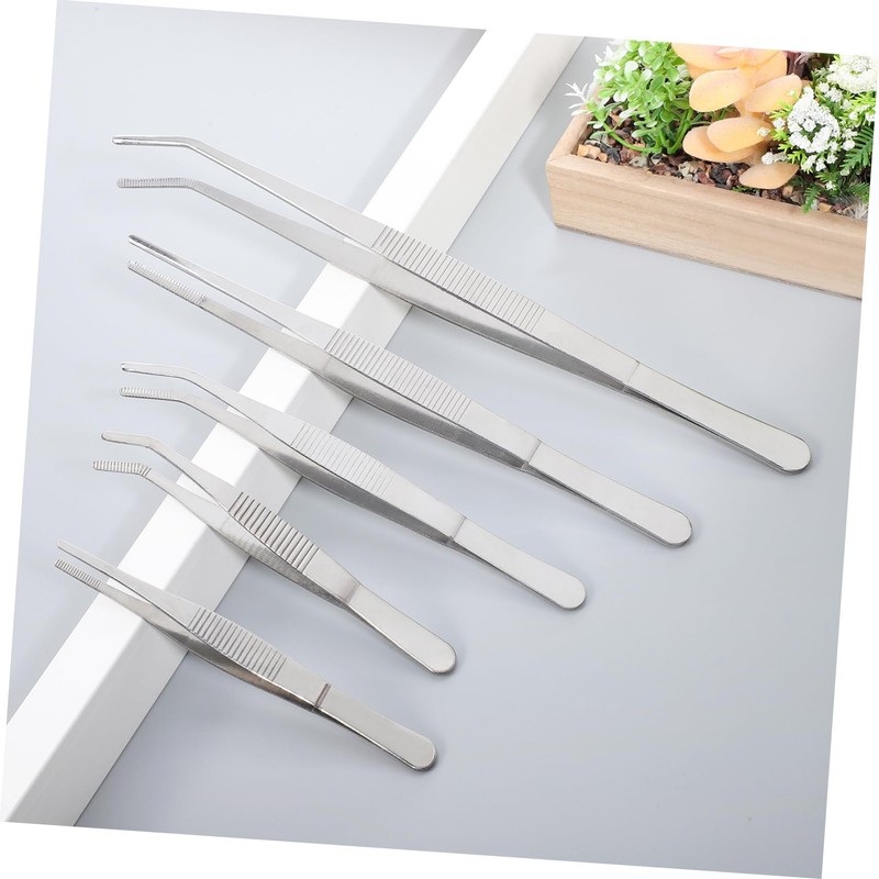 Outanaya 5Pcs Succulent Tweezers Tool Stainless Steel Gardening Tools for