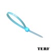 TERF® 50 Pcs Fluorescent Blue Cable Ties 370mm (14.57'') X