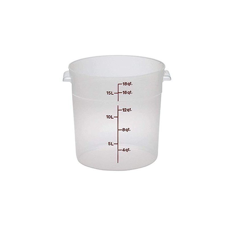 Cambro Round Polypropylene Food Storage Container