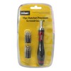 Rolson 28286 15 Pc Ratchet Precision Screwdriver &Bit Set