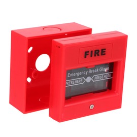 jojofuny Emergency Call Station, Resettable Manual Alarm Point, Fire Alarm Button for and Quick Alarming, Easy to Use for Conventional Fire Alarm Systems