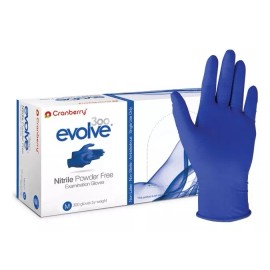 Cramberry Guantes Nitrilo Cranberry Azul Cobalto Grande 300pz