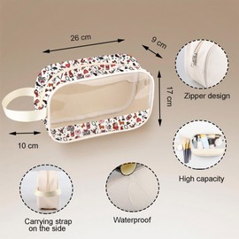 TGBJE Bill Inspired Clear Makeup Bag Cartoon TV Series Inspired Toiletry Pouch Cipher Merchandise (Illusion)