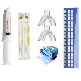 White Teeth Global Teeth Bleaching Whitening at Home Kit 36% (10cc) Carbamide Peroxide includes 2 Vitamin E Swabs
