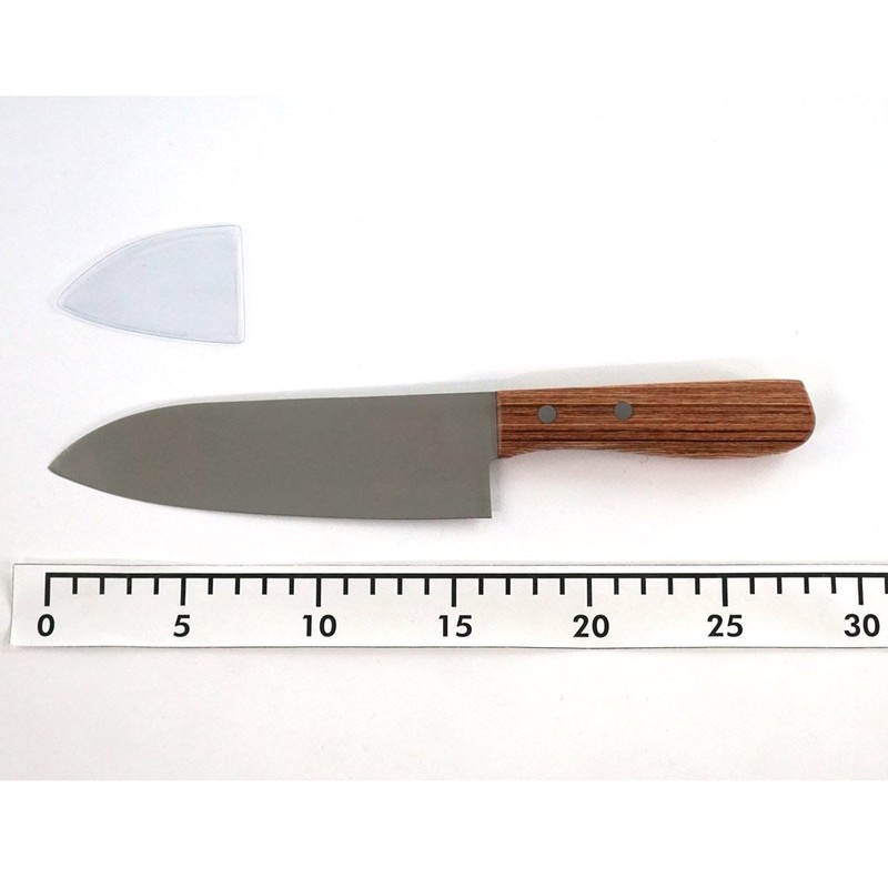 Masahiro MSC MS-300 Stainless Steel Knife, Household Knife, Santoku Type,