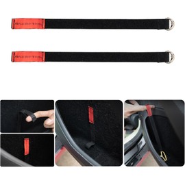 2Pcs Vehicle Door Emergencies Pull Cord Simple Operate Escape Pull Strap Car Emergencies Exits Rope Simple Installation Handlesets Door Hardware and Locks (Black)