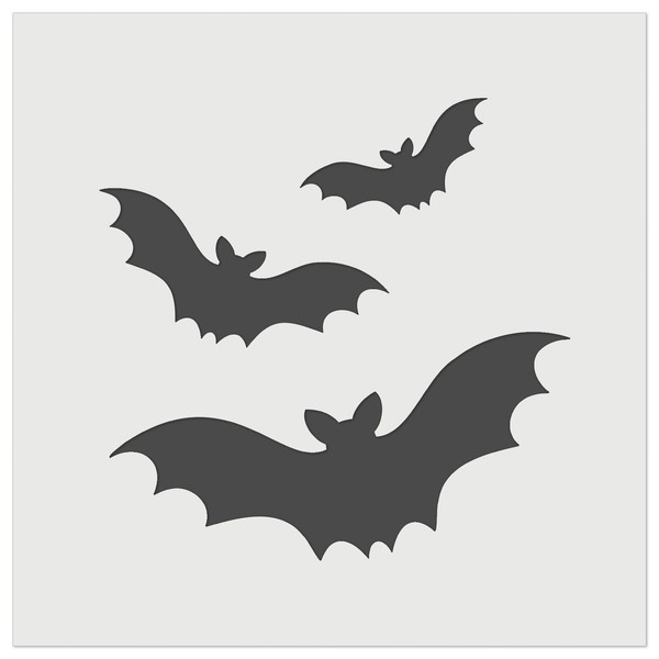 Trio of Bats Flying Halloween Wall Cookie DIY Craft Reusable