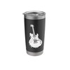 Electric Guitar Enthusiast Illustration Stainless Steel Insulated Tumbler