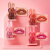 4pcs Labiales Líquidos Conejo Pintalabios Líquido De Conejo