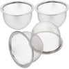 4pcs Teapot Strainer Stainless Steel Teapot Metal Mesh Tea Filter