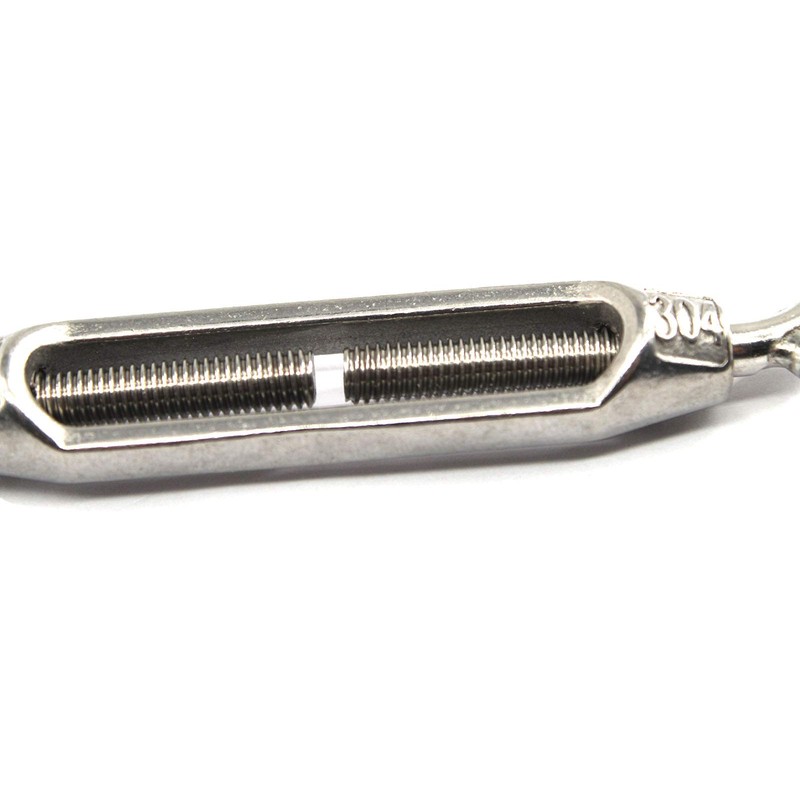 Turnbuckle wire tensioner Faspiroty M8 6 pack 304 stainless steel