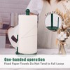 MINLUFUL Cast Iron Paper Towel Holder, Vintage Chic Pumpkin Pattern