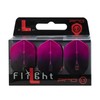 L-Style Champagne Flight Pro Twotone Black Shape Pink