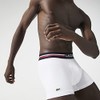 Lacoste Men's 3 Pack Casual Trunks, Navy/White, Medium