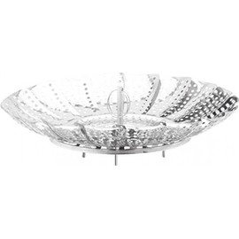 Judge H026 Stainless Steel Basket Steamer on Legs 14cm-24cm, Gift Boxed - 25 Year Guarantee
