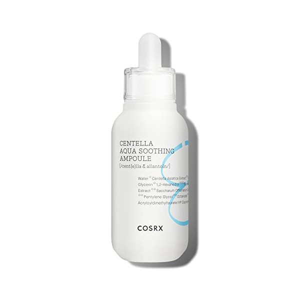 COSRX Hydrium Centella Aqua Soothing Ampoule, 40ml / 1.35 fl.oz | Centella 42% Watery Essence | Korean Skin Care, Vegan, Cruelty Free, Paraben Free