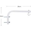 Projector Screen Wall Mount Bracket with 30kg Load Capacity |