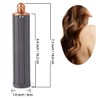 40MM/1.6 Inch Long Hair Curling Barrels for Dyson Airwrap HS05