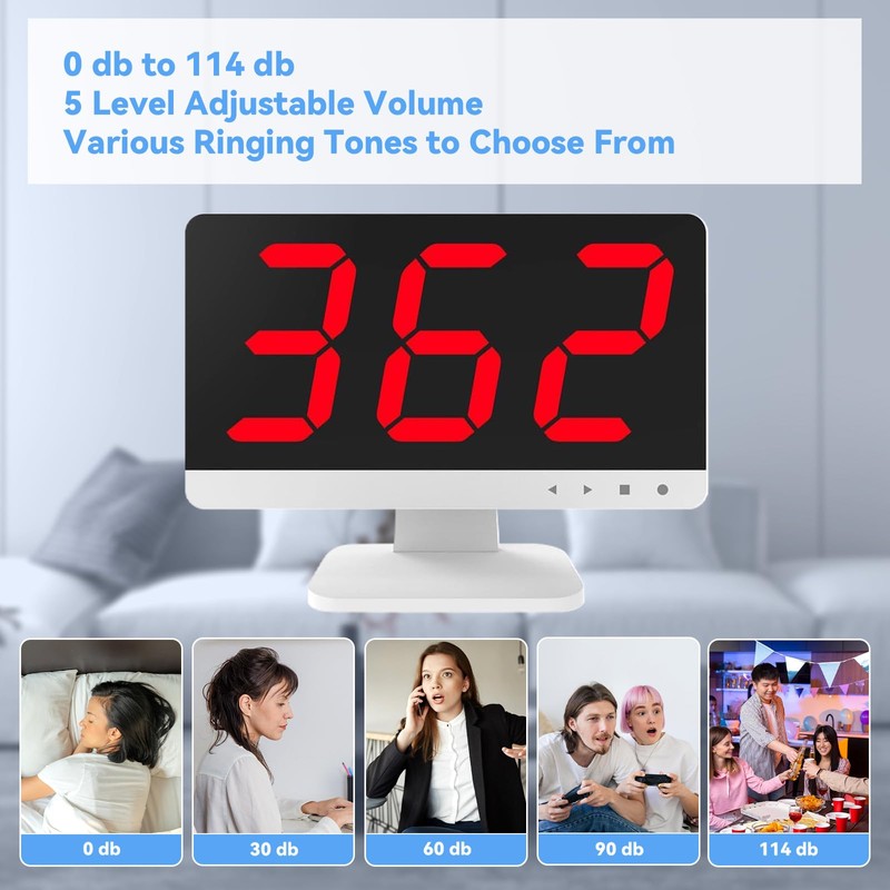 SavvyMate Emergency Call Buttons with 15 Alert Call Buttons -1000FT,