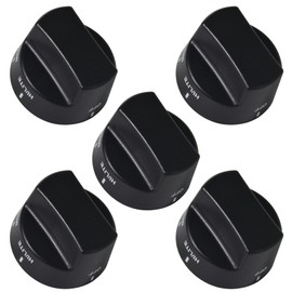 ZNTVW PA010034 Top Burner Knob Replacements for Viking Gas Range, Cooktop Stove Control Knob Compatible with VDSC305, VDSC365, VGIS30, VGRC36, VGRC48, VGRC60, VGRT36, VGRT60, VGSC30, VGSS30, 5pcs