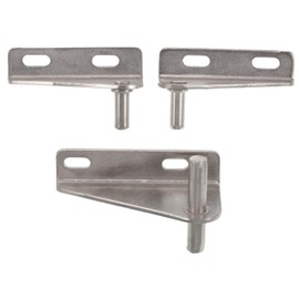 NOLITOY 3pcs Freezer Hinges Mini Fridge Refrigerator Mini Freezer Ice Storage Door Hinge Freezer Hinge Replacement Fridge Hinges Replacement Part Furniture Hinges Stainless Steel Silver