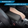 AOMSAZTO Armrest Covers for 2017-2020 Ford Fusion Black Leather