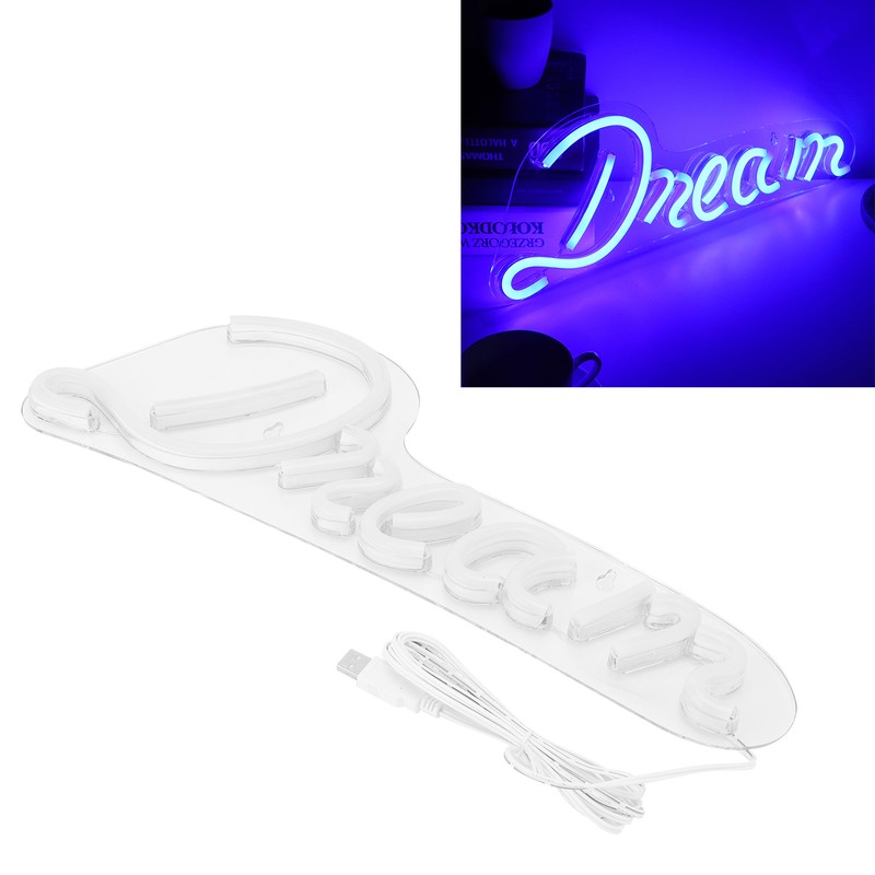 LED Neon Lamp Unique USB Powered Wall Neon Sign Party