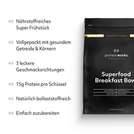 Protein Works Superfood Breakfast Bowl Apple & Cinnamon Protein Rich 600 g