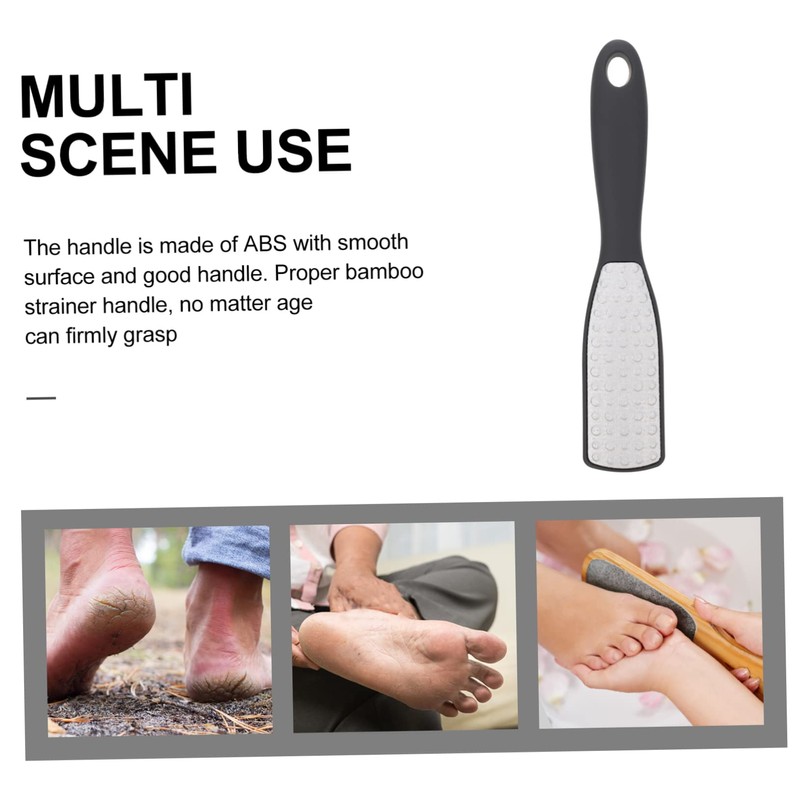 Baluue 3pcs Double-sided Callus Remover Foot Care Tool for Feet