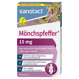 자노탁트 sanotact 몽크 페퍼 정제 60개 43g Sanotact Monk Pepper Tablets 60 pcs 43g