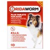 RidaWORM Dog Tablets, One Size, Pack of 2