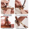 Leather Purse Straps Replacement Adjustable Shoulder Strap Accessories Set for