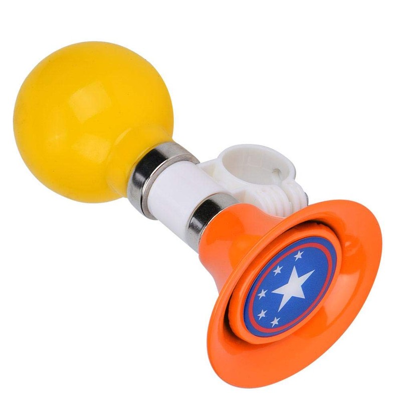 Metal Rubber Bike Horn for Kids, Fits Handlebars Under 22.2mm