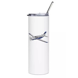 Piper Malibu Stainless Steel Water Tumbler with straw  - No Radar Pod  - 20oz.