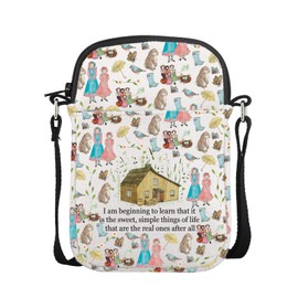 CMNIM House On Prairiie Book Series Merch Lauria TV Show Gifts 70s Farmhouse Gifts for Lauria Fans Mini Crossbody Bag