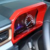carpart2021 Red ABS Center Console Dashboard Trim Frame Cover For